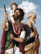 CIMA da Conegliano St Christopher with the Infant Christ and St Peter Germany oil painting artist